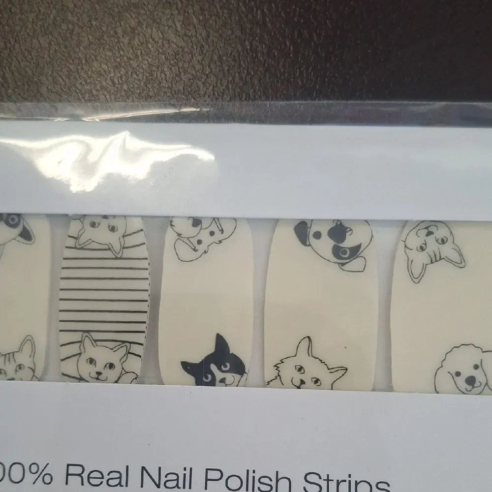 Color Street Friends Furever Nail Strips with Dog and Cat Designs